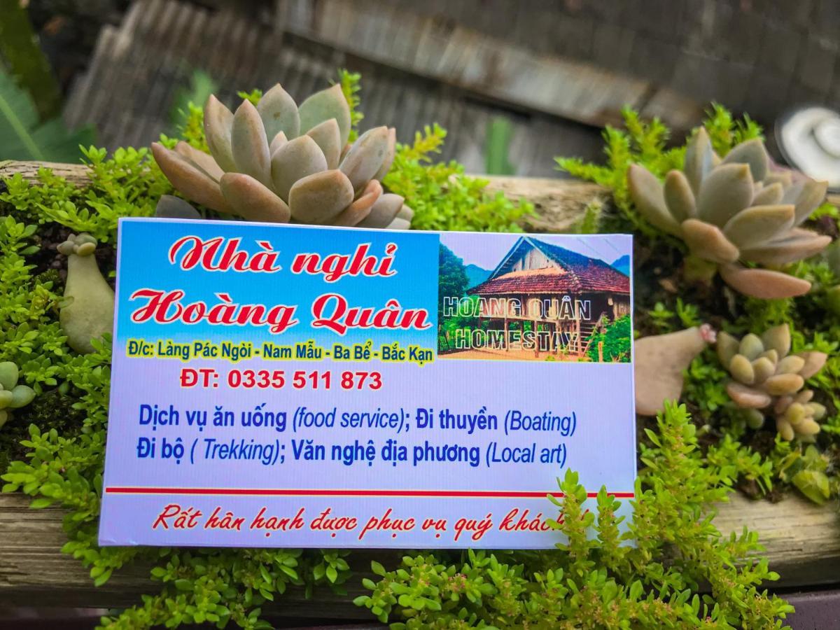 Hoàng Quân Homestay Ba Be18 Exterior foto